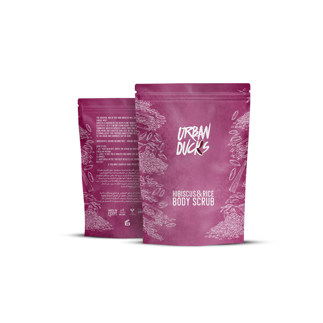 Source Beauty Hibiscus Rice, Body & Face, Scrub & Mask Urban Ducks Bath & Body Bath & Shower Exfoliators Face Masks gift Masks Scrubs & Exfoliators Skincare