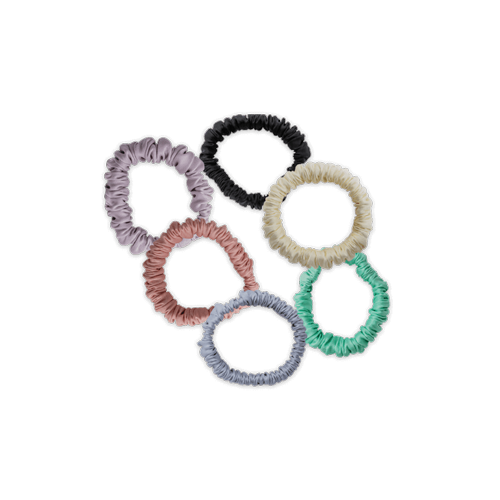 Mini Silk Scrunchie Set