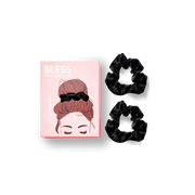 Black Satin Scrunchie Set • BLESS • Source Beauty Egypt