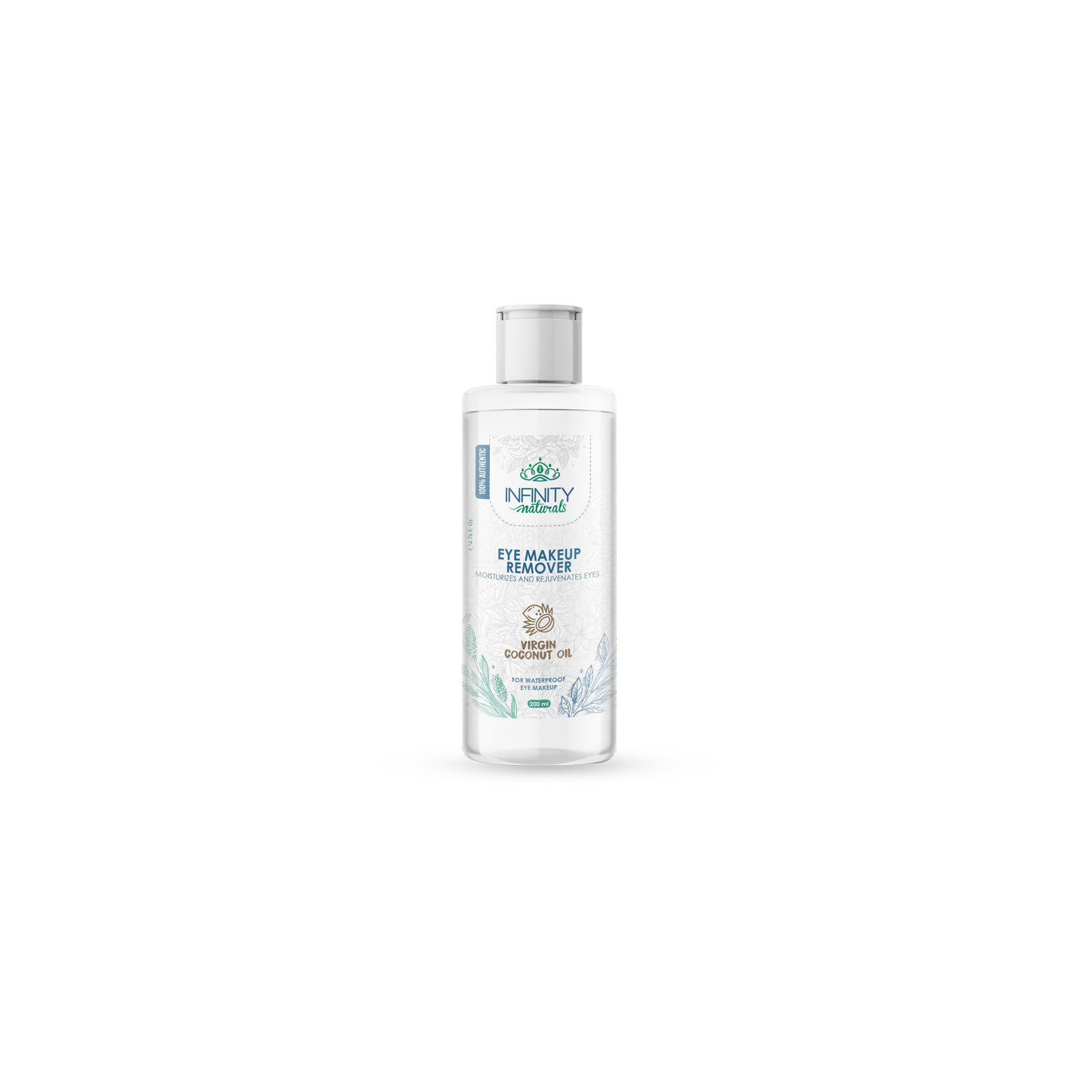 Virgin Coconut Oil Eye Makeup Remover • Infinity Naturals • Source Beauty Egypt