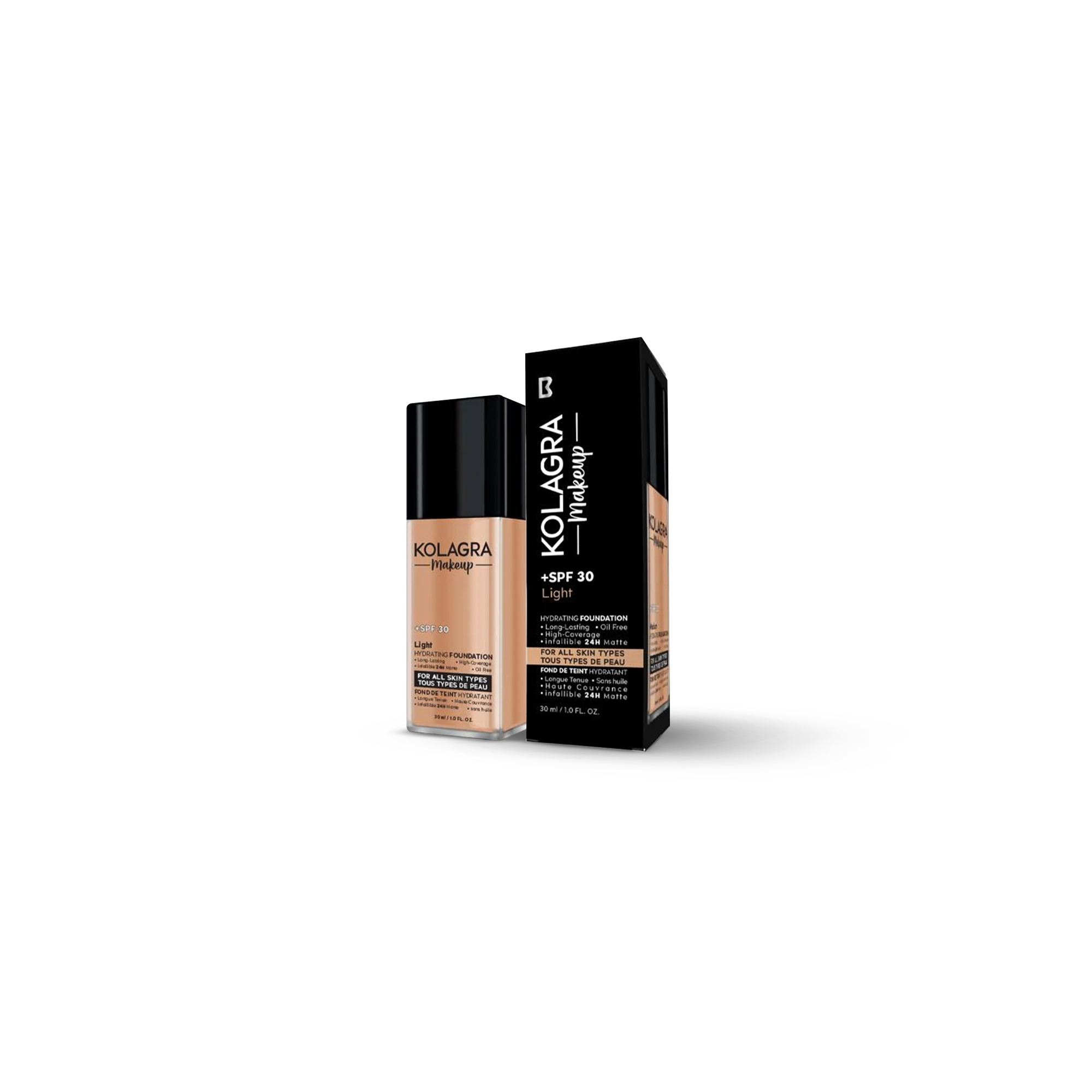 فاونديشن مرطب SPF +30